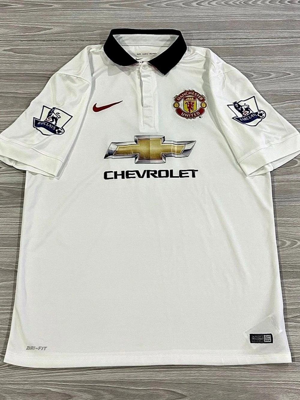 Nike 2014/15 Manchester United Di Maria #7 Soccer Jersey White Men’s Size XL